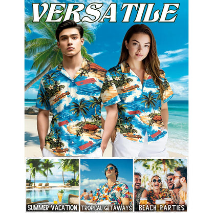 Cornhole On The Beach Hawaiian Shirt for Men, Button Down Aloha Shirt - Azhawaiian