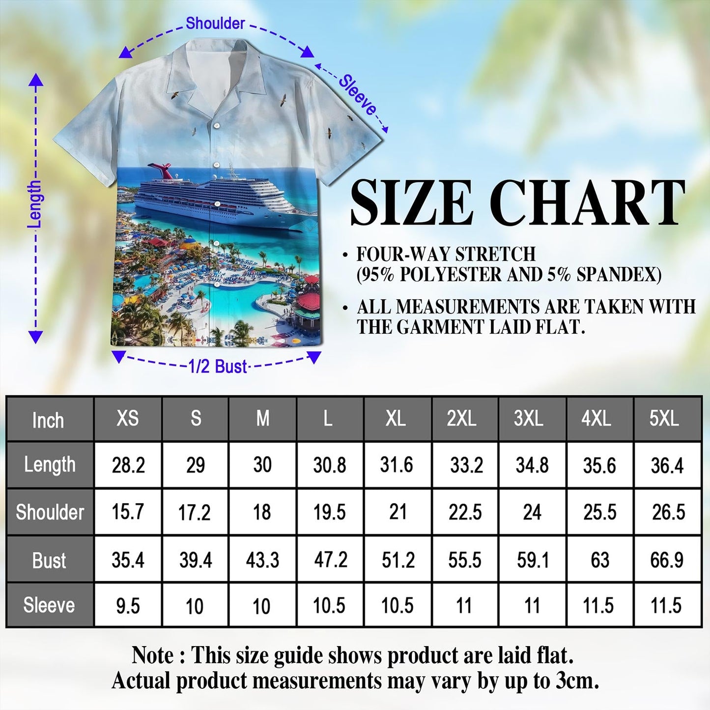 Cruise Ship Grand Turk Hawaiian Shirt for Men, Button Down Aloha Shirt - Azhawaiian