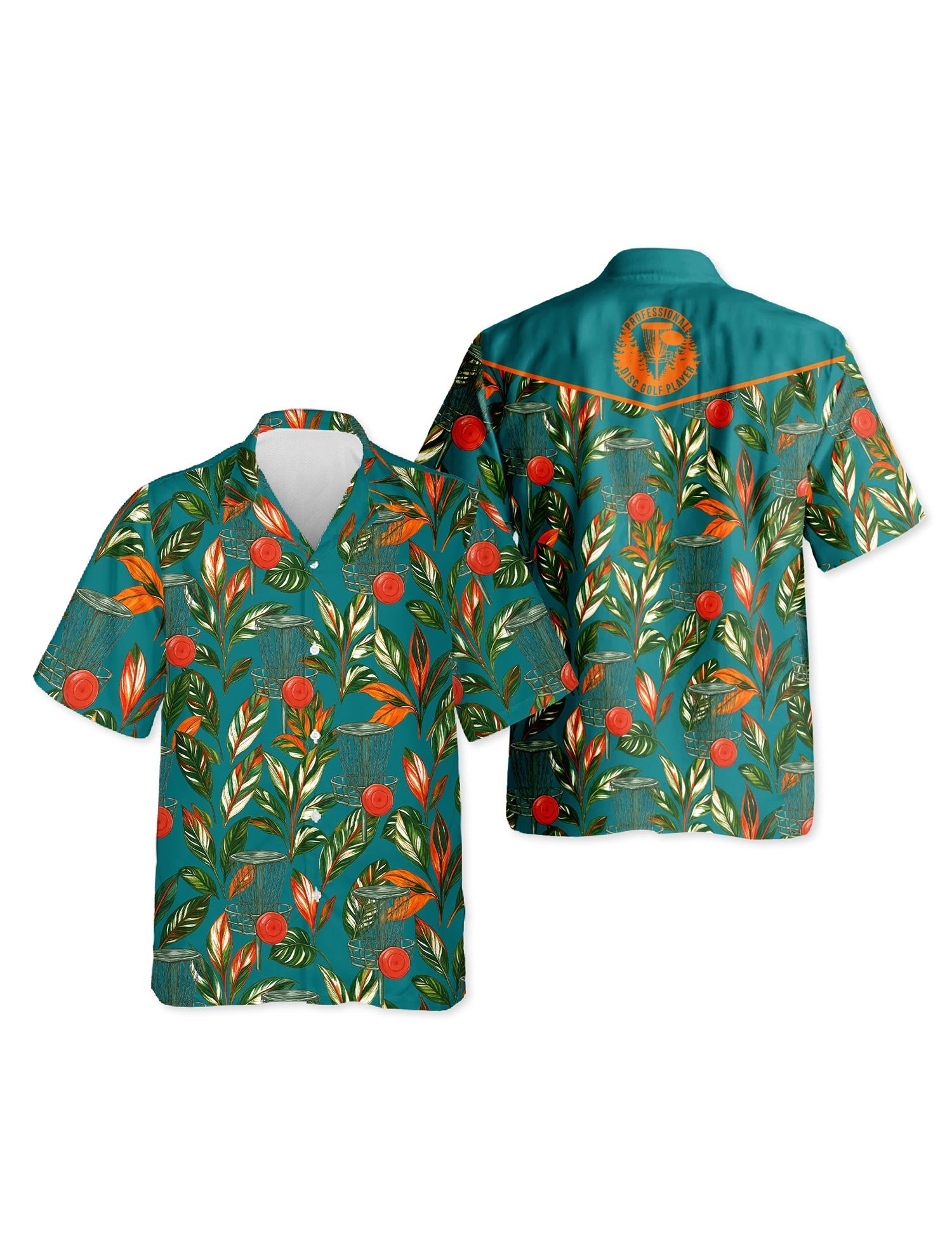 Azhawaiian Disc Golf Hawaiian Shirt for Men