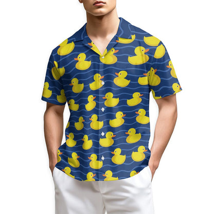 Azhawaiian Duck Hawaiian Shirt for Men