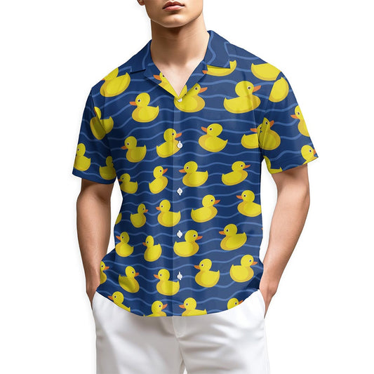 Azhawaiian Duck Hawaiian Shirt for Men