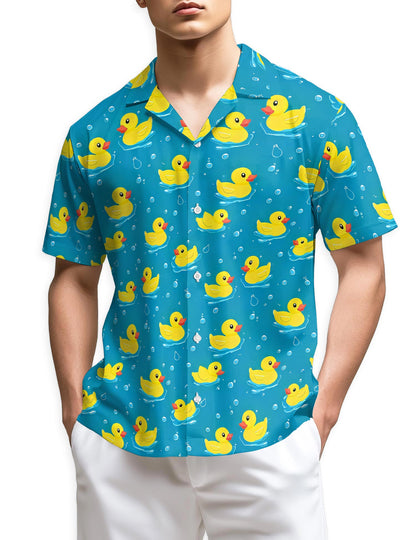 Azhawaiian Duck Hawaiian Shirt for Men