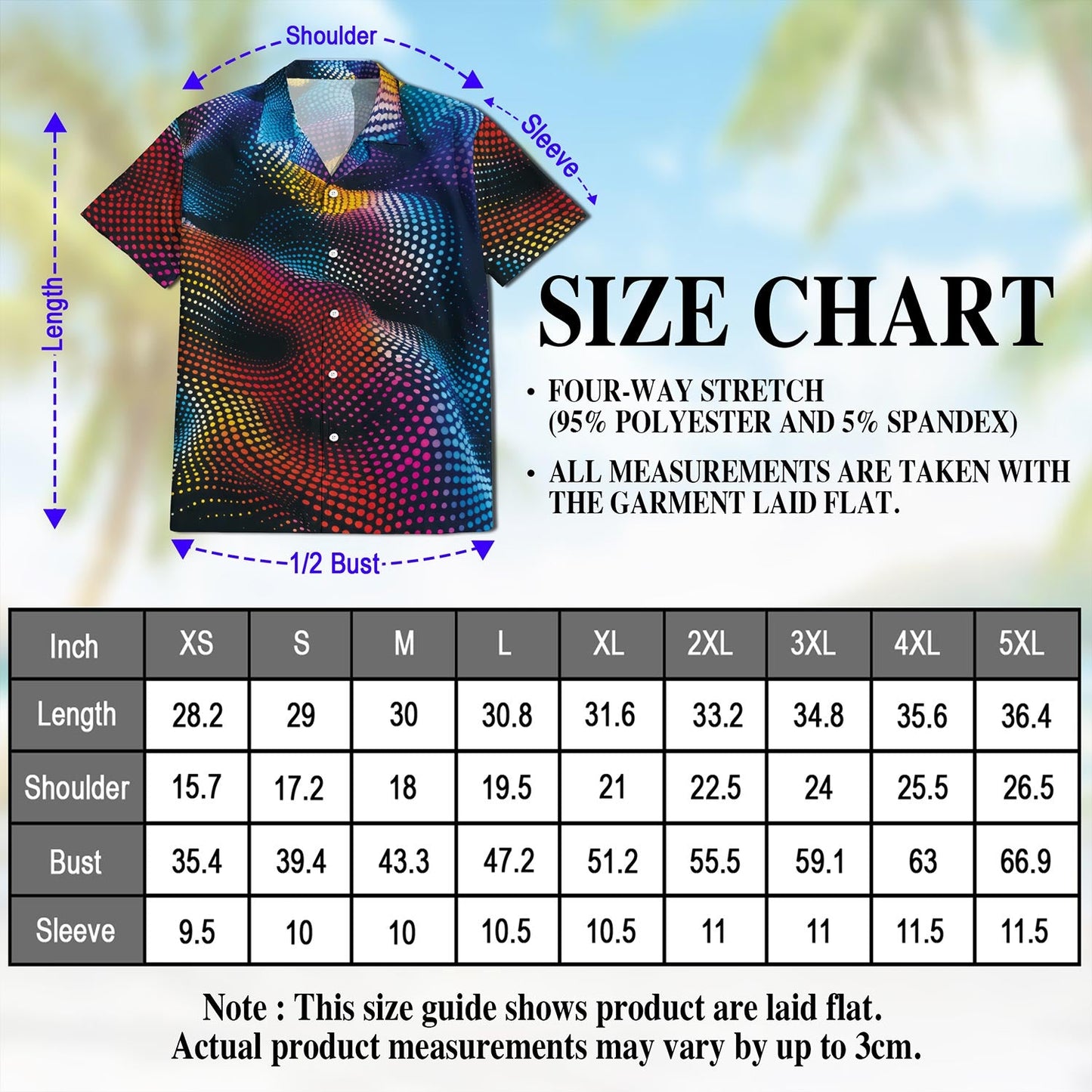 Dynamic Dots Hawaiian Shirt for Men, Button Down Aloha Shirt - Azhawaiian