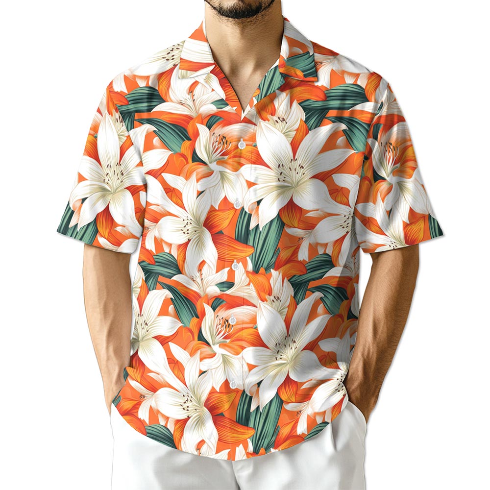Azhawaiian Floral Hawaiian Shirt for Men