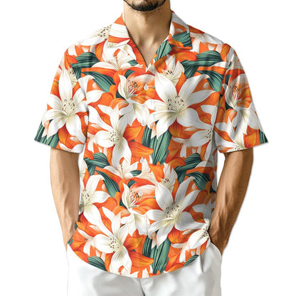 Azhawaiian Floral Hawaiian Shirt for Men