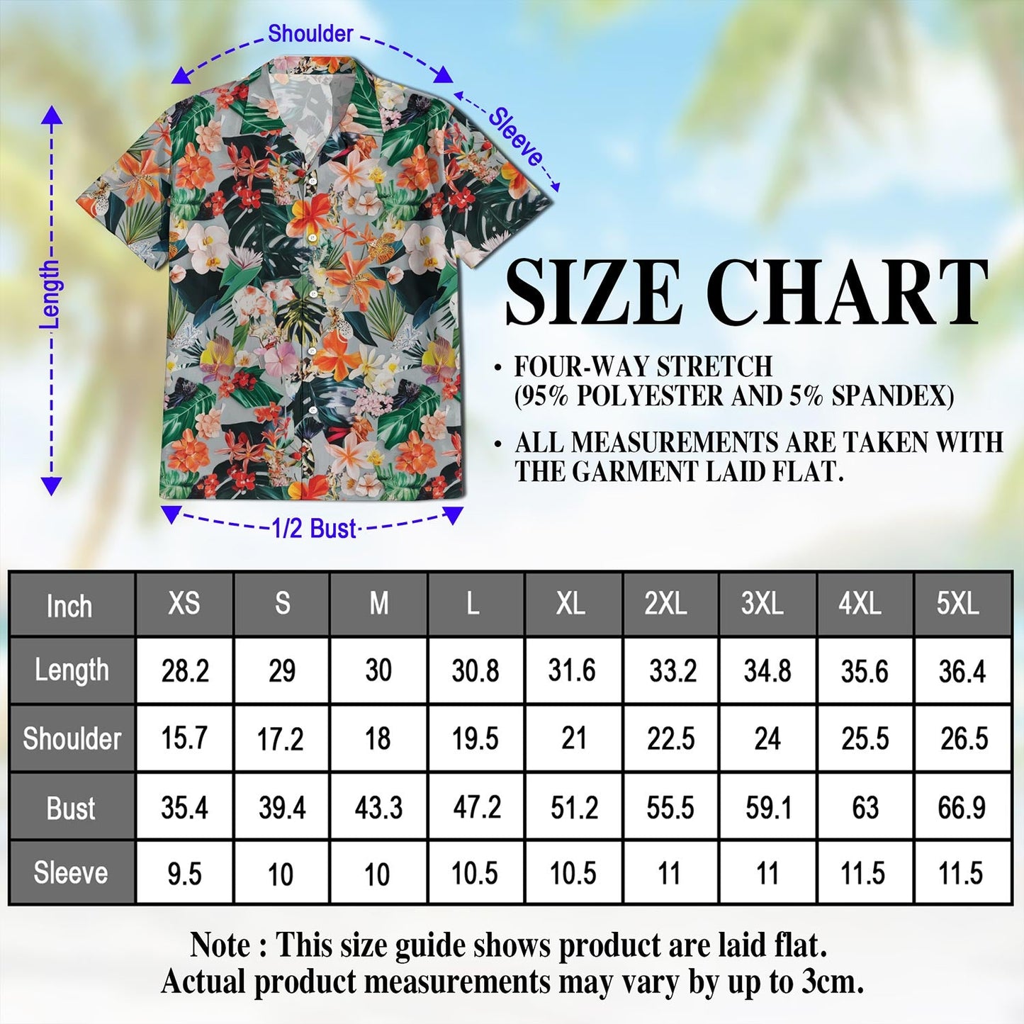 Flower Ephemera Hawaiian Shirt for Men, Button Down Aloha Shirt - Azhawaiian