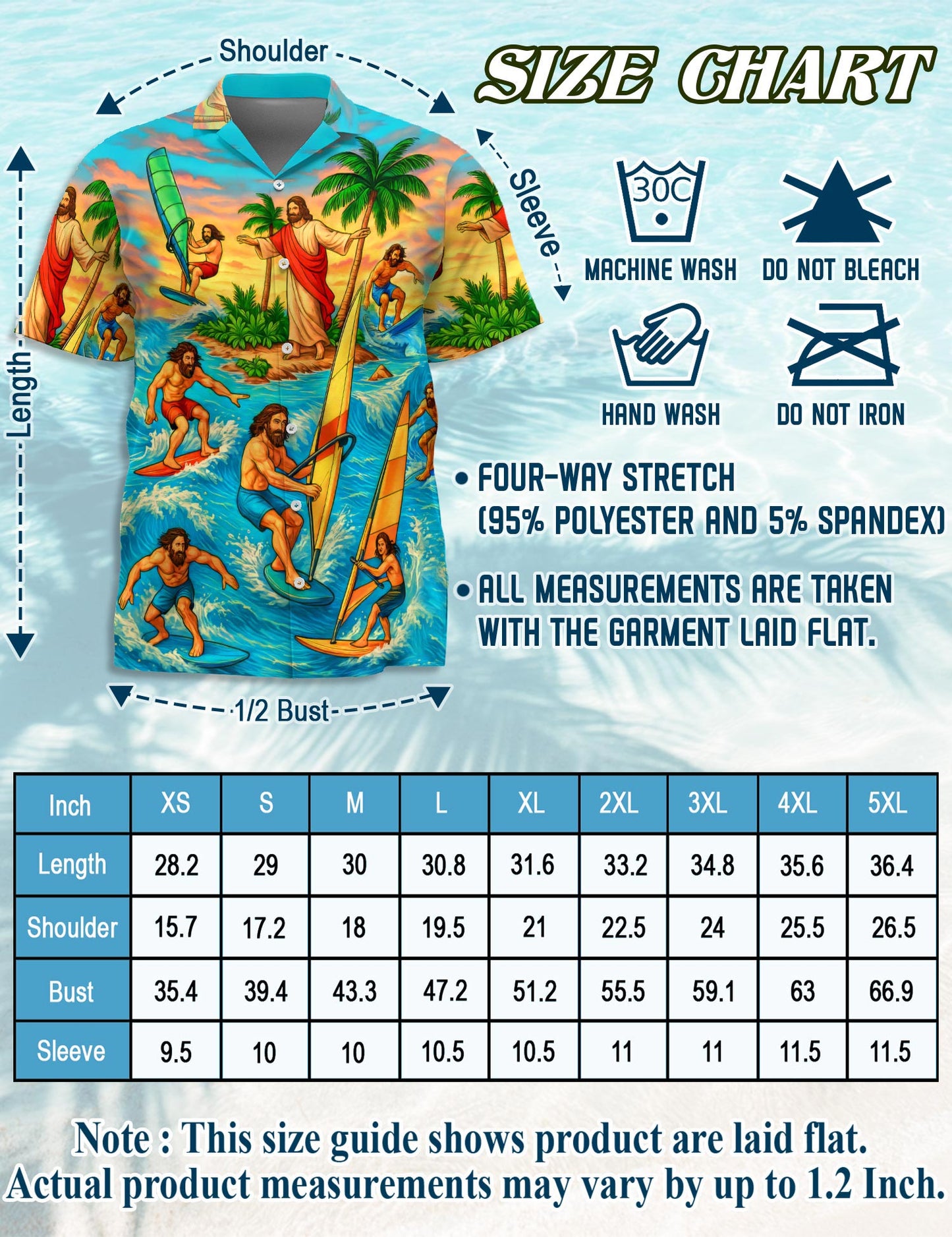 Funny Jesus Hawaiian Shirt for Men, Button Down Aloha Shirt - Azhawaiian