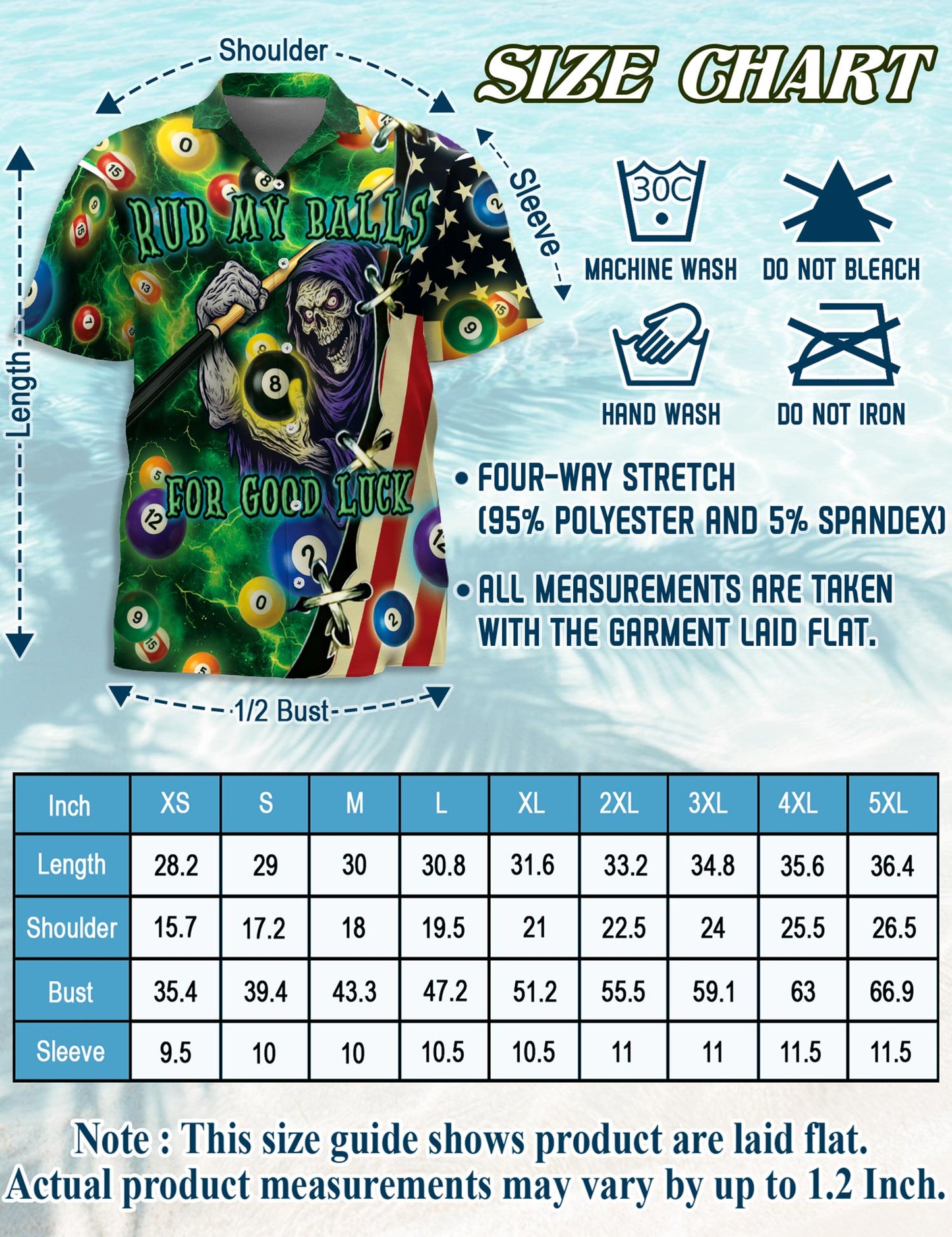 Funny Rub My Balls For Good Luck Hawaiian Shirt for Men, Button Down Aloha Shirt - Azhawaiian