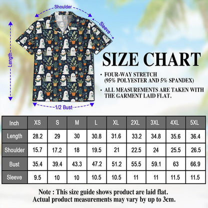 Ghost in Greenhouse Hawaiian Shirt for Men, Button Down Aloha Shirt - Azhawaiian
