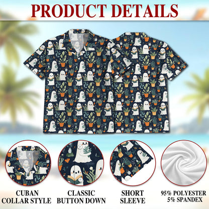 Ghost in Greenhouse Hawaiian Shirt for Men, Button Down Aloha Shirt - Azhawaiian