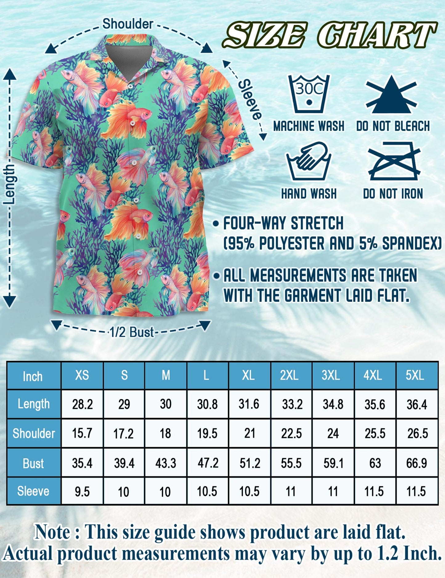 Golden Fish Hawaiian Shirt for Men, Button Down Aloha Shirt - Azhawaiian
