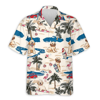 Azhawaiian Goldendoodle Hawaiian Shirt for Men