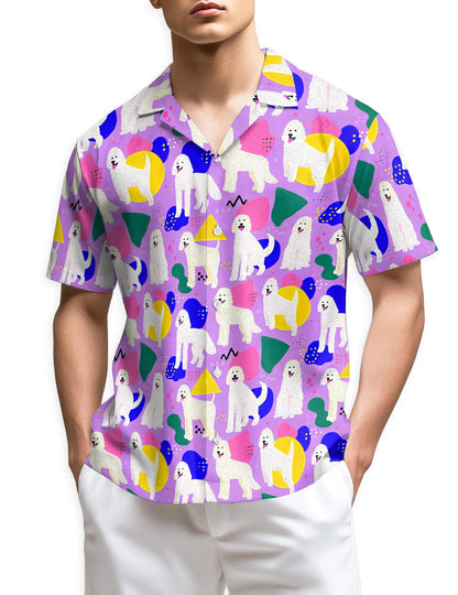 Azhawaiian Goldendoodles Hawaiian Shirt for Men