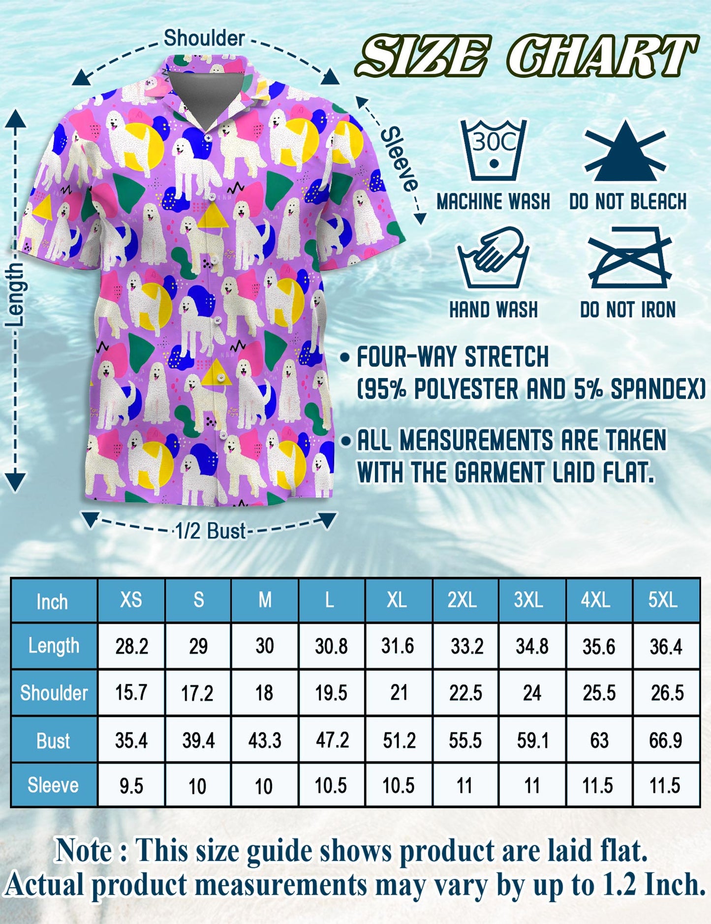 Goldendoodles Hawaiian Shirt for Men, Button Down Aloha Shirt - Azhawaiian