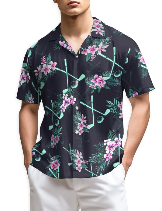 Azhawaiian Golf Hawaiian Shirt for Men