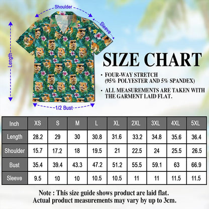 Hamster Tropical Hawaiian Shirt for Men, Button Down Aloha Shirt - Azhawaiian