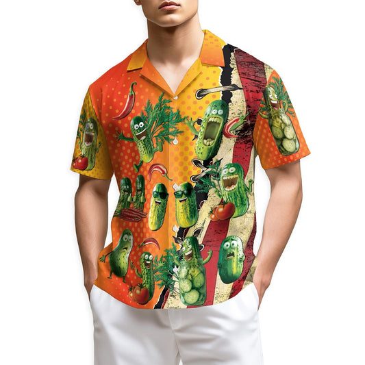 Azhawaiian I Am Here To Eat All The Pickles Hawaiian Shirt for Men