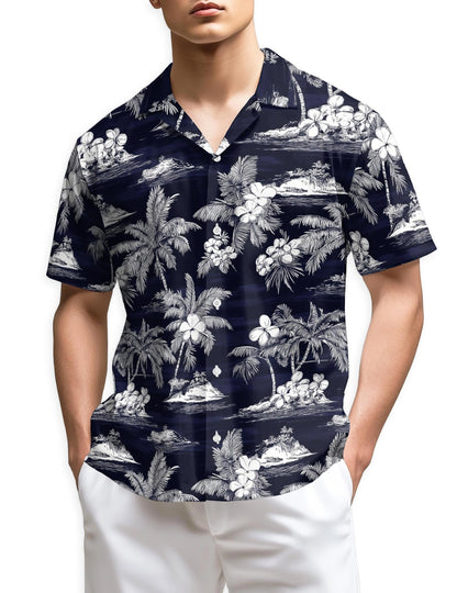 Island Hawaiian Shirt for Men, Button Down Aloha Shirt - Azhawaiian