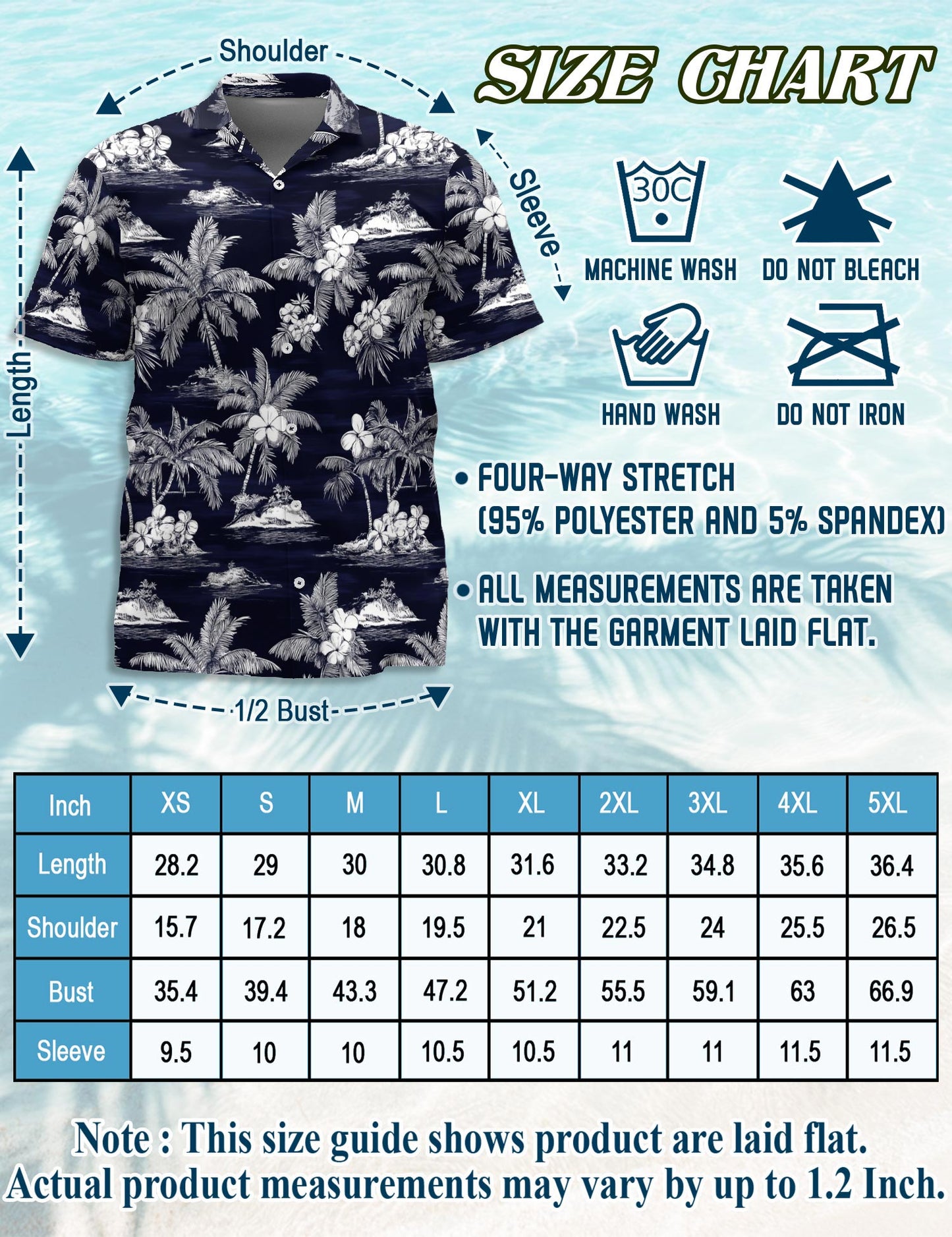 Island Hawaiian Shirt for Men, Button Down Aloha Shirt - Azhawaiian