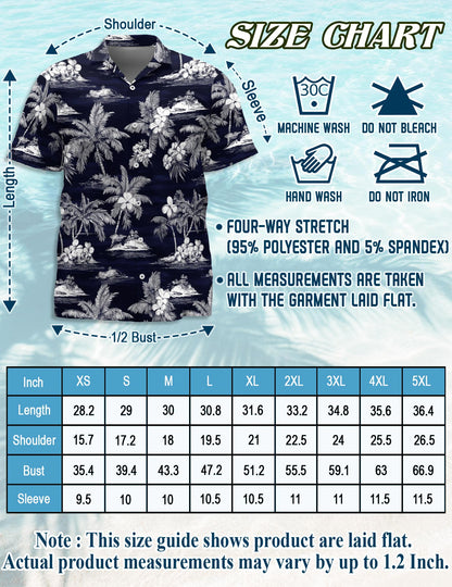 Island Hawaiian Shirt for Men, Button Down Aloha Shirt - Azhawaiian