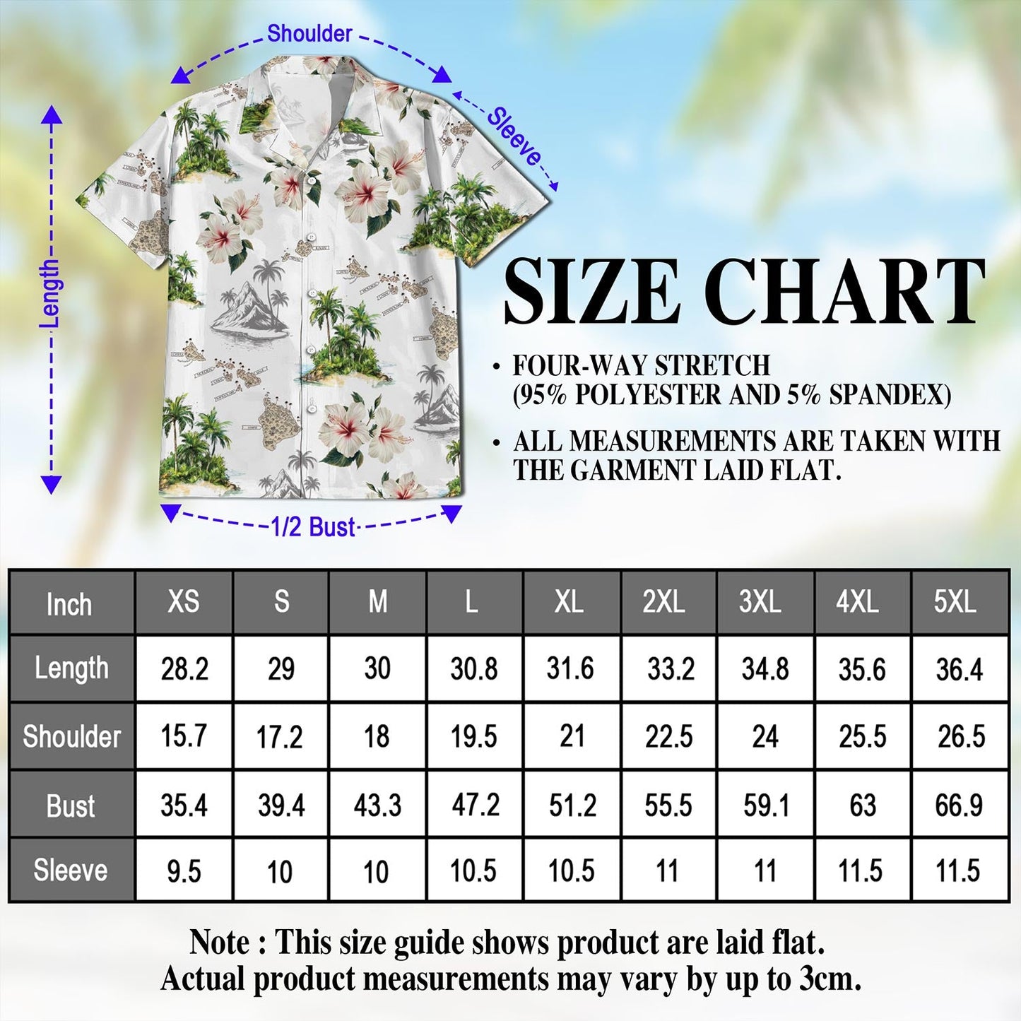 Islands White Hawaiian Shirt for Men, Button Down Aloha Shirt - Azhawaiian