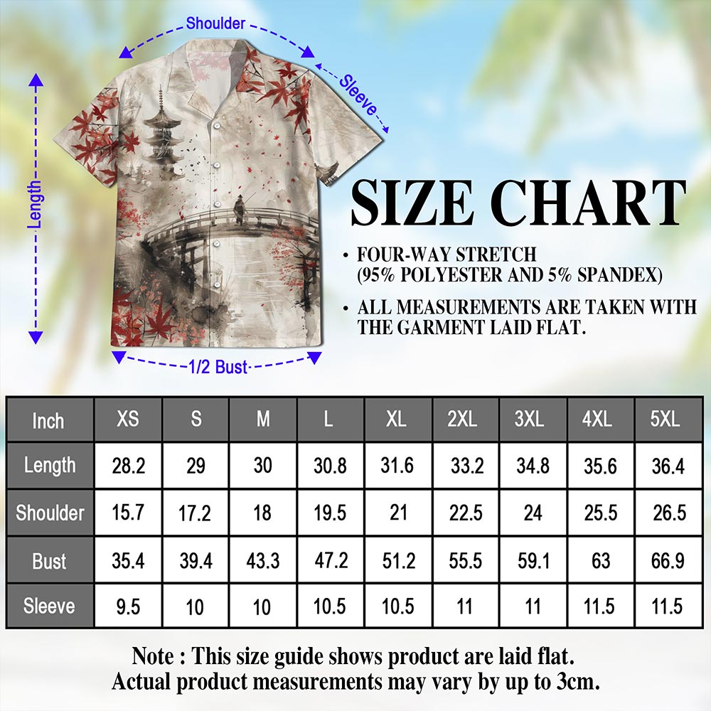 Japanese Aesthetic Sakura Hawaiian Shirt for Men, Button Down Aloha Shirt - Azhawaiian