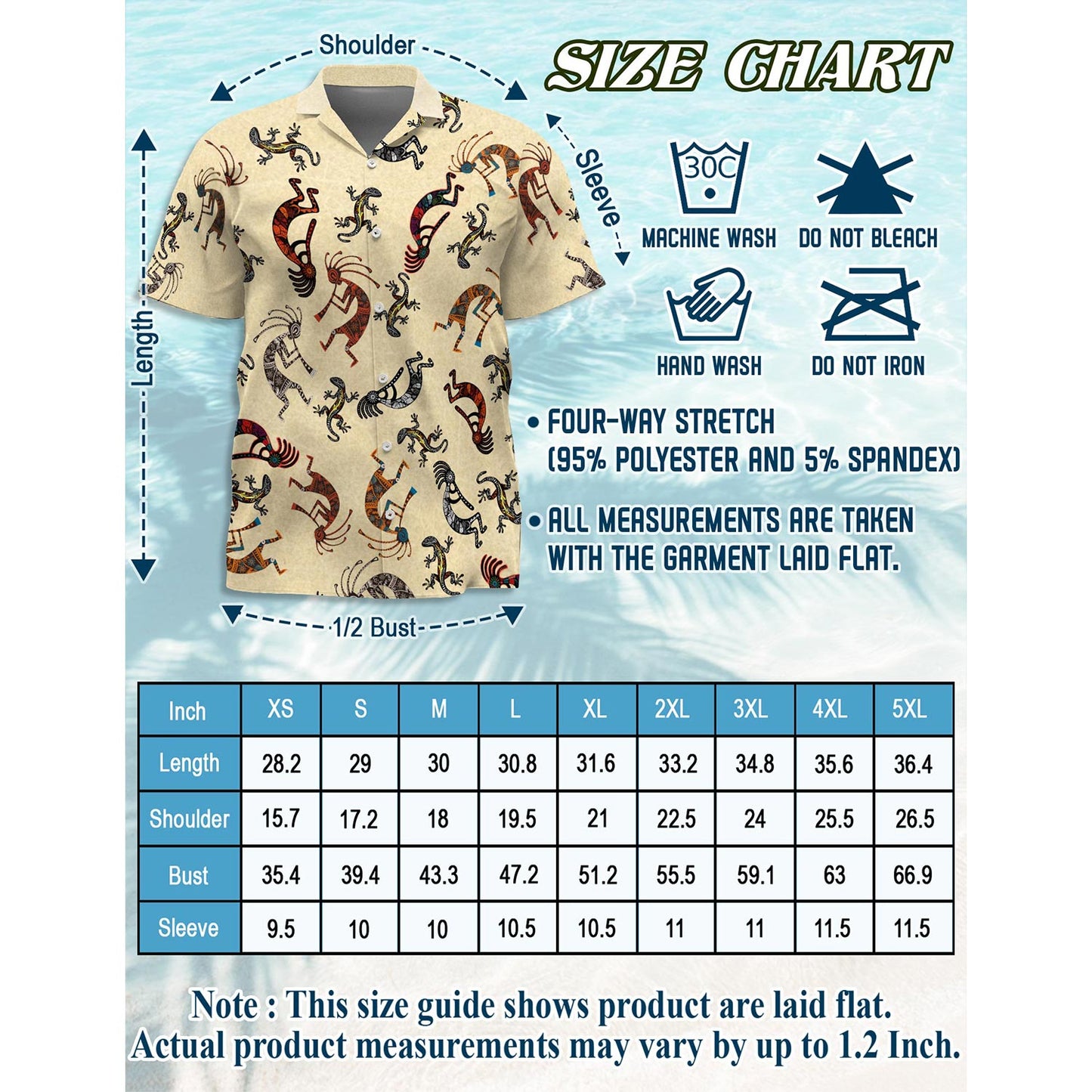 Kokopelli Hawaiian Shirt for Men, Button Down Aloha Shirt - Azhawaiian
