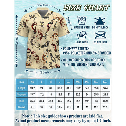 Kokopelli Hawaiian Shirt for Men, Button Down Aloha Shirt - Azhawaiian