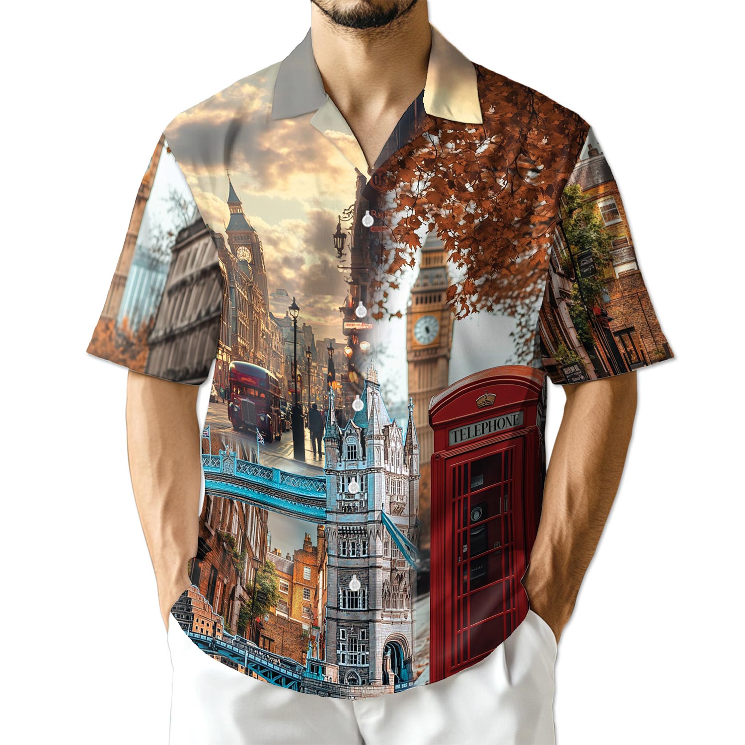 Azhawaiian London Vintage Hawaiian Shirt for Men