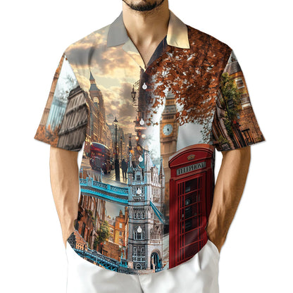Azhawaiian London Vintage Hawaiian Shirt for Men