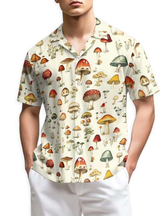 Azhawaiian Mushroom Hawaiian Shirt for Men