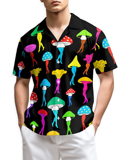 Azhawaiian Mushroom Hawaiian Shirt for Men