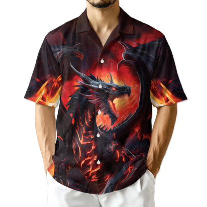 Azhawaiian Mythical Dragon Hawaiian Shirt for Men