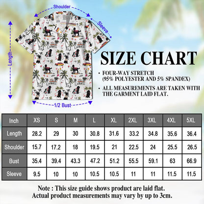 Newfoundland Beach Hawaiian Shirt for Men, Button Down Aloha Shirt - Azhawaiian