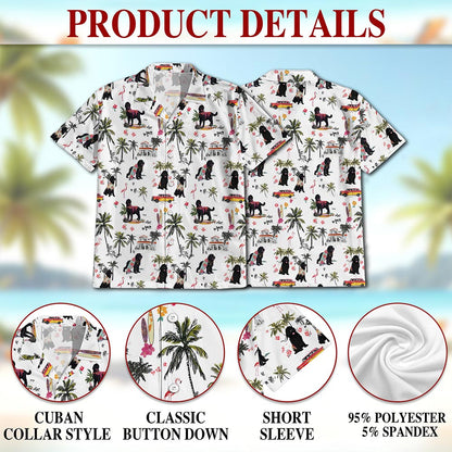 Newfoundland Beach Hawaiian Shirt for Men, Button Down Aloha Shirt - Azhawaiian