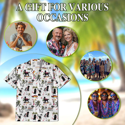 Newfoundland Beach Hawaiian Shirt for Men, Button Down Aloha Shirt - Azhawaiian