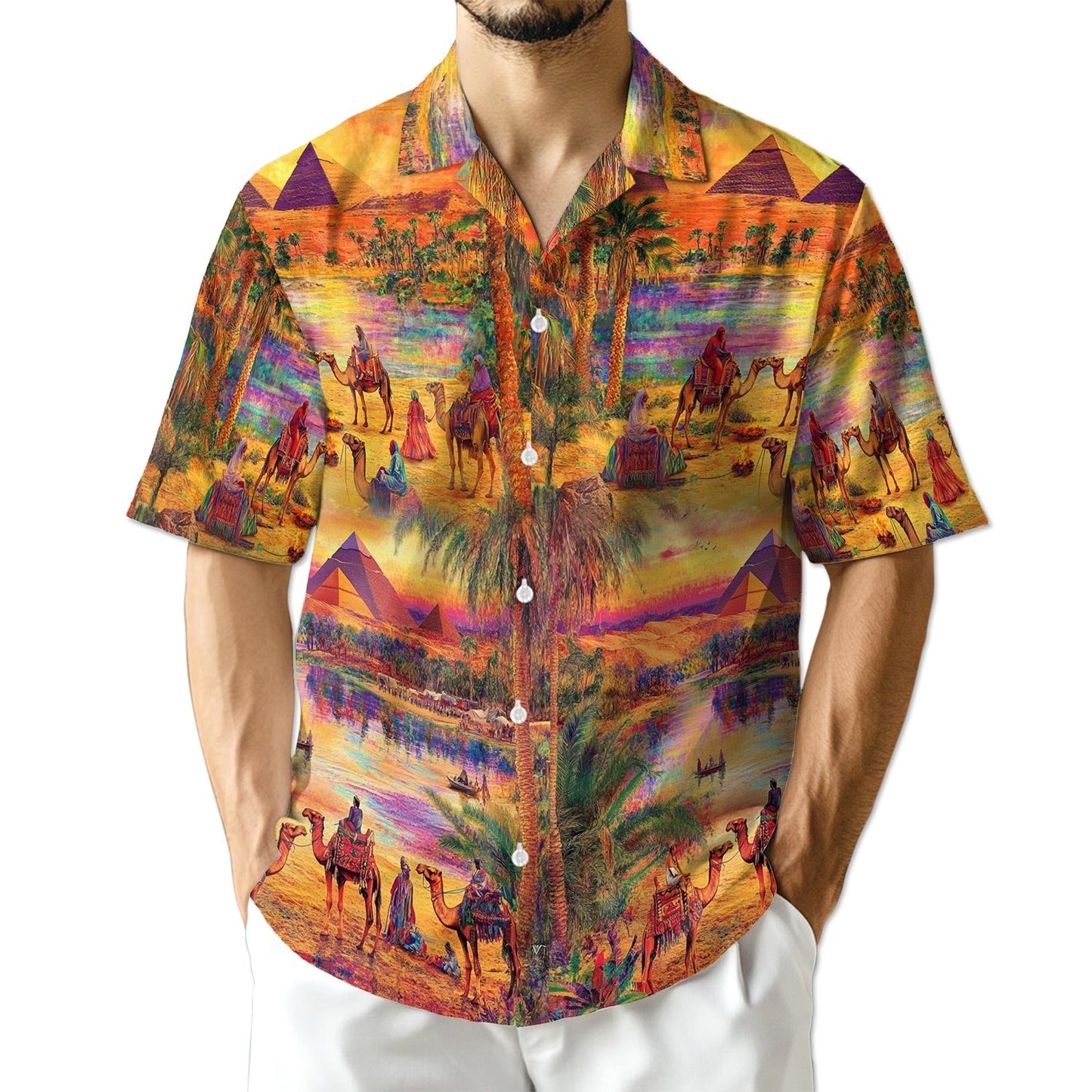 Azhawaiian Oasis Relaxing Day In Peaceful Hawaiian Shirt for Men