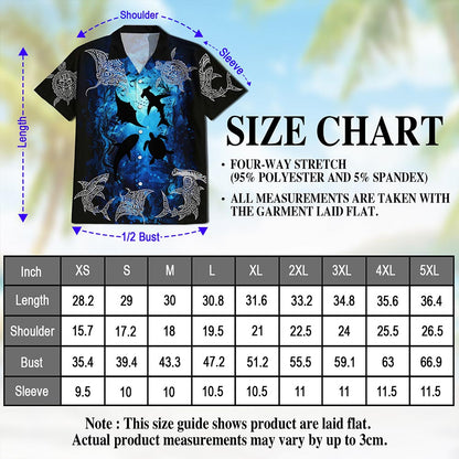 Ocean World Hawaiian Shirt for Men, Button Down Aloha Shirt - Azhawaiian