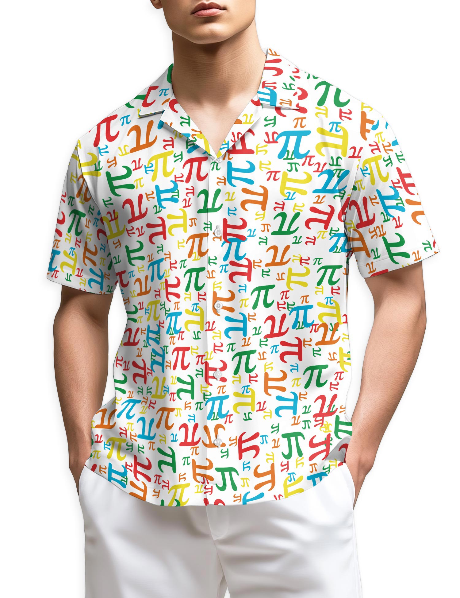 Azhawaiian Pi Math Hawaiian Shirt for Men