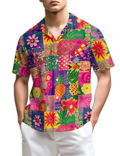 Azhawaiian Pineapple Hawaiian Shirt for Men