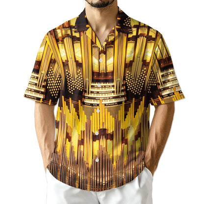 Azhawaiian Pipe Organ Music In Church Hawaiian Shirt for Men