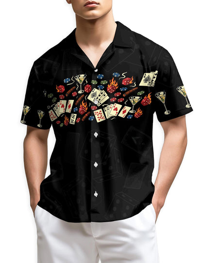 Azhawaiian Poker Hawaiian Shirt for Men