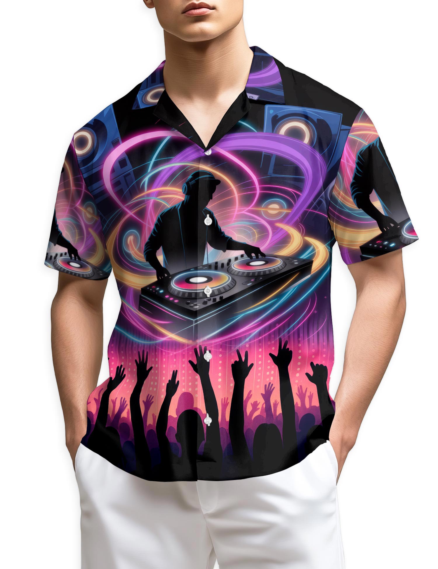 Azhawaiian Proud DJ Life Hawaiian Shirt for Men