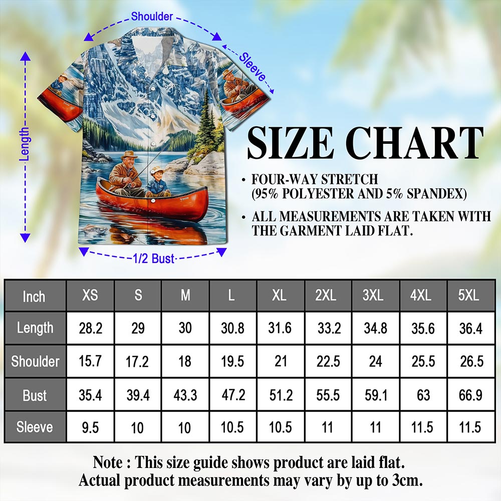 Retired Fishing Hawaiian Shirt for Men, Button Down Aloha Shirt - Azhawaiian