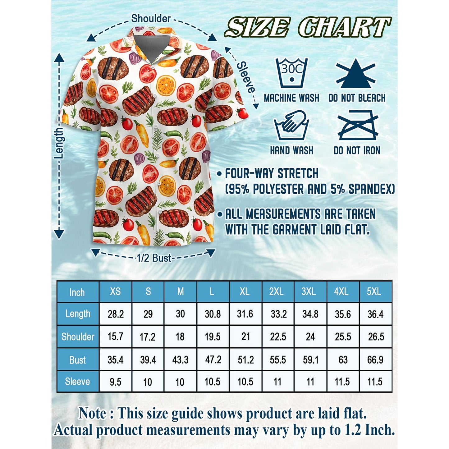 Retro BBQ Hawaiian Shirt for Men, Button Down Aloha Shirt - Azhawaiian