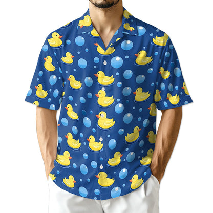 Azhawaiian Retro Duck Hawaiian Shirt for Men