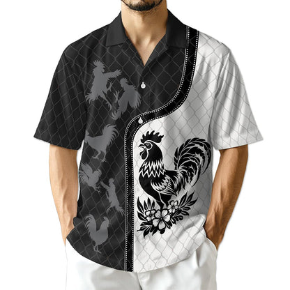 Azhawaiian Rooster Hawaiian Shirt for Men