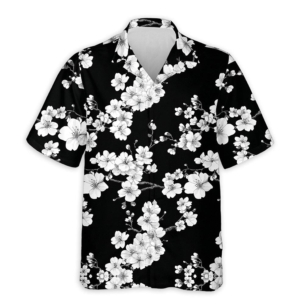 Azhawaiian Sakura Cherry Blossom Hawaiian Shirt for Men