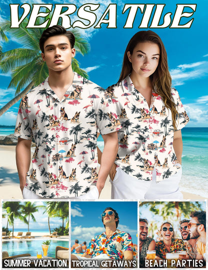 Shepherd Hawaiian Shirt for Men, Button Down Aloha Shirt - Azhawaiian
