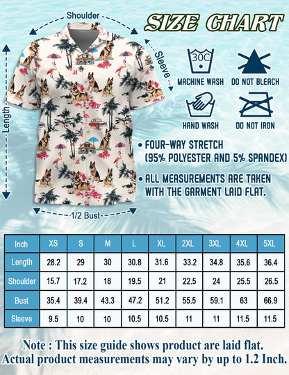 Shepherd Hawaiian Shirt for Men, Button Down Aloha Shirt - Azhawaiian